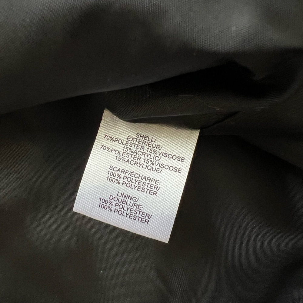 Milly X Bow Coat | Black | Size Medium - Picture 9 of 11
